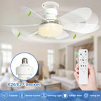 Ventilador de Techo LED con Control Remoto y Luz Regulable - M&M Lamp Studio