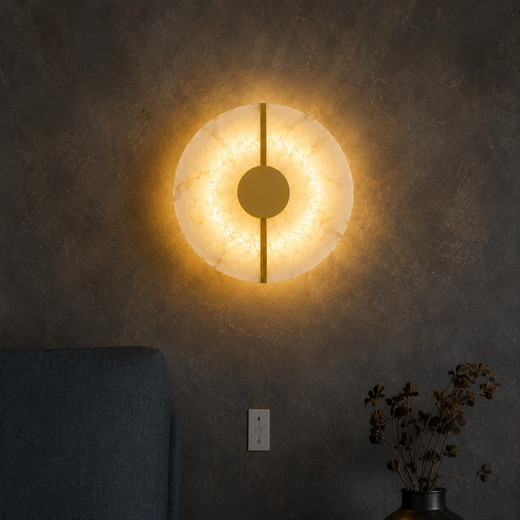 Lámpara de Pared de Marmol - M&M Lamp Studio