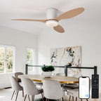 Ventilador de Techo LED Moderno con Control Remoto - M&M Lamp Studio...